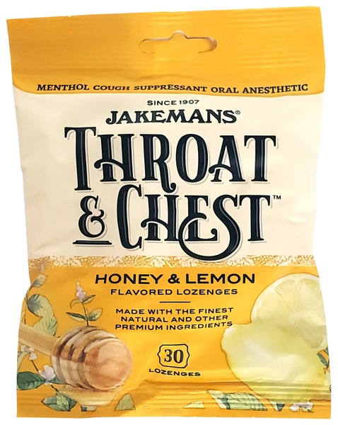 Jakemans Throat & Chest, Lozenges Bag, Pack of 5, 30ct