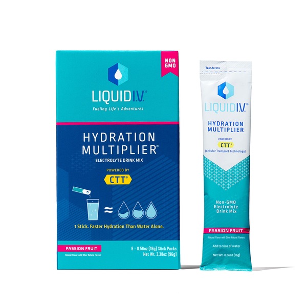 Liquid I.V. Hydration Multiplier Electrolyte Drink Mix Packets, 6 CT