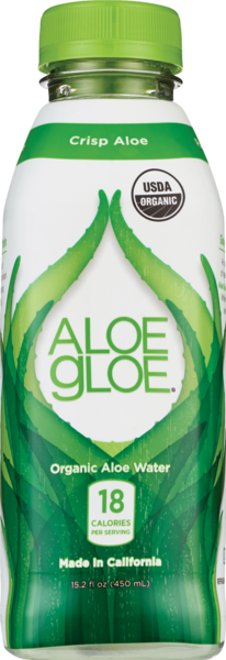 Aloe Gloe Organic Water 15.2 OZ