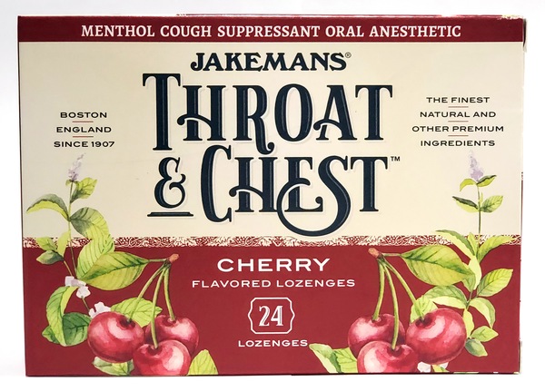 Jakemans Throat & Chest Lozenges Box, 24CT